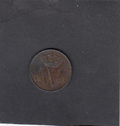 Beschrijving: 1 Cent WILLEM III  